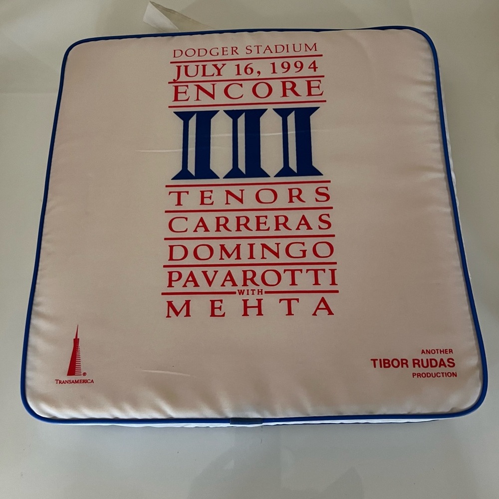 MLB Los Angeles Dodgers Stadium vintage 1994 cushion seat